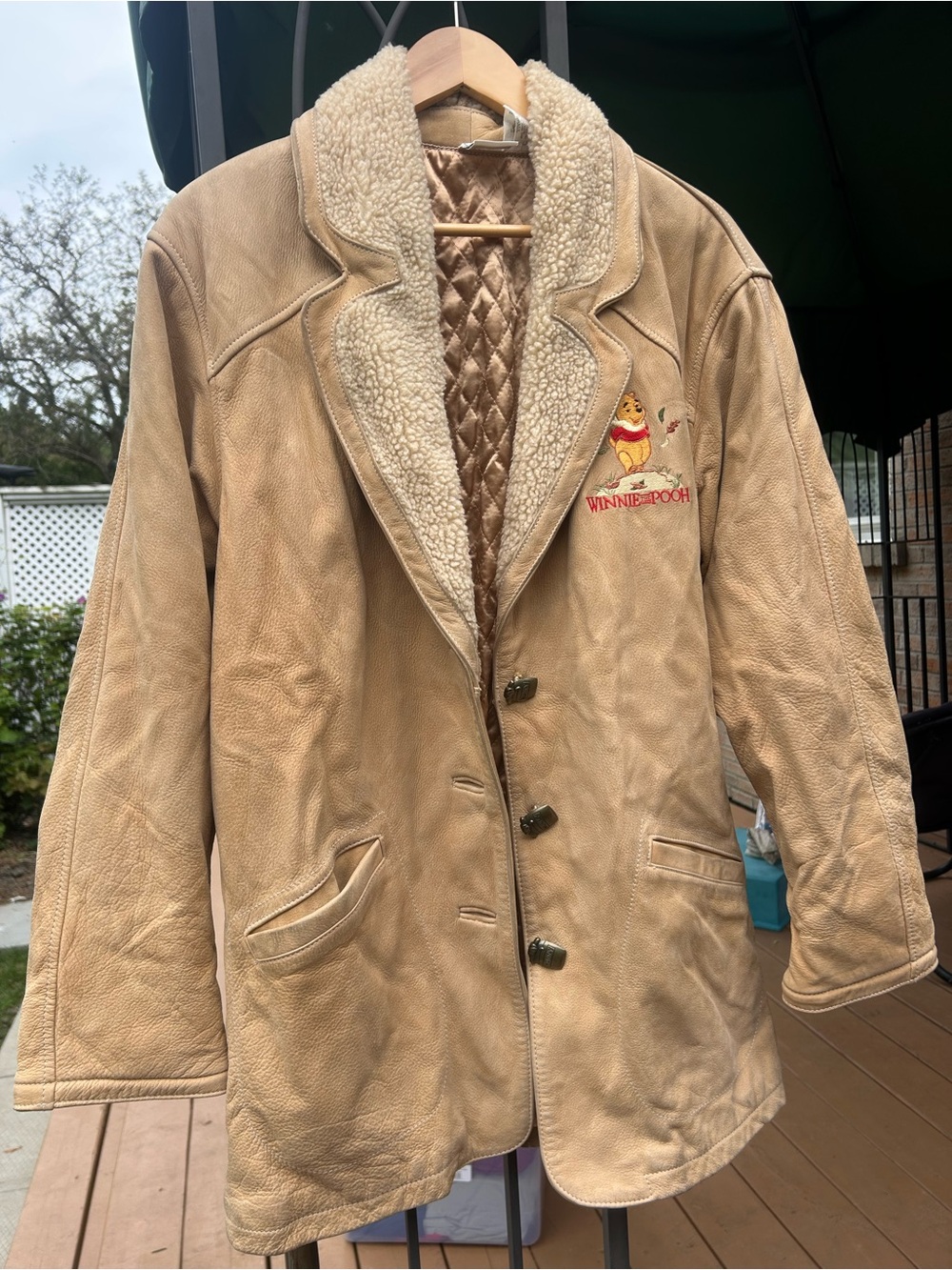 RARE VINTAGE DISNEY genuine leather jacket